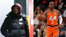 Lou Williams (L), Chris Paul (R)