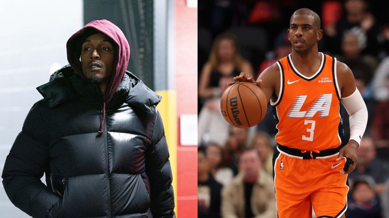 Lou Williams (L), Chris Paul (R)