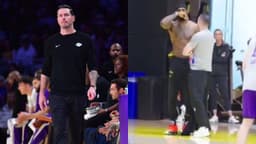 JJ Redick(L) and LeBron James(R)