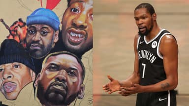 Wu-tang Clan (L), Kevin Durant (R)