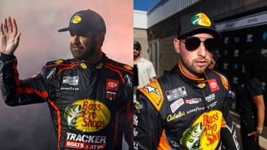 Martin Truex Jr. (L) and Chase Briscoe (R)
