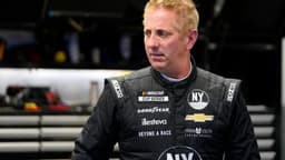 Feb 15, 2022; Daytona, FL, USA; NASCAR Cup Series driver Greg Biffle (44) during practice for the Daytona 500 at Daytona International Speedway