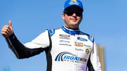 Nov 2, 2025; Avondale, Arizona, USA; NASCAR Cup Series driver Noah Gragson (4) during the NASCAR Championship race at Phoenix Raceway