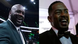 Shaquille O'Neal (L), Bill Bellamy (R)