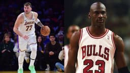 Luka Doncic (L), Michael Jordan (R)