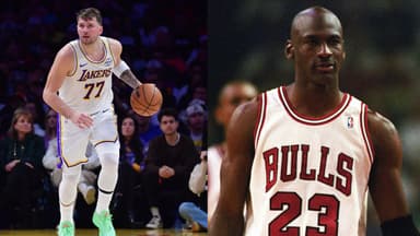 Luka Doncic (L), Michael Jordan (R)