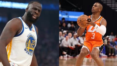 Draymond Green (L), Chris Paul (R)