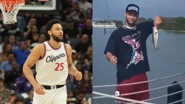 Ben Simmons (L) and Ben Simmons Fishing (R)