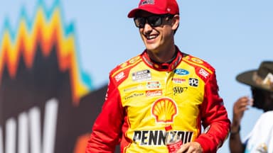 Nov 2, 2025; Avondale, Arizona, USA; NASCAR Cup Series driver Joey Logano (22) during the NASCAR Championship race at Phoenix Raceway