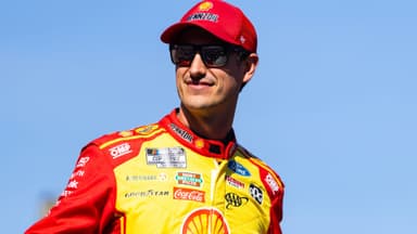Nov 2, 2025; Avondale, Arizona, USA; NASCAR Cup Series driver Joey Logano (22) during the NASCAR Championship race at Phoenix Raceway