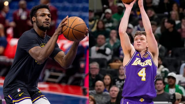 Bronny James (L), Dalton Knecht (R)