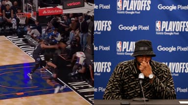 (L) Desmond Bane and OG Anunoby (R) DeMarcus Cousins