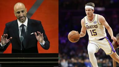 Manu Ginobili (L), Austin Reaves (R)