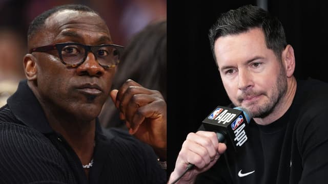 Shannon Sharpe (L), JJ Redick (R)