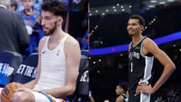 Chet Holmgren (L), Victor Wembanyama (R)