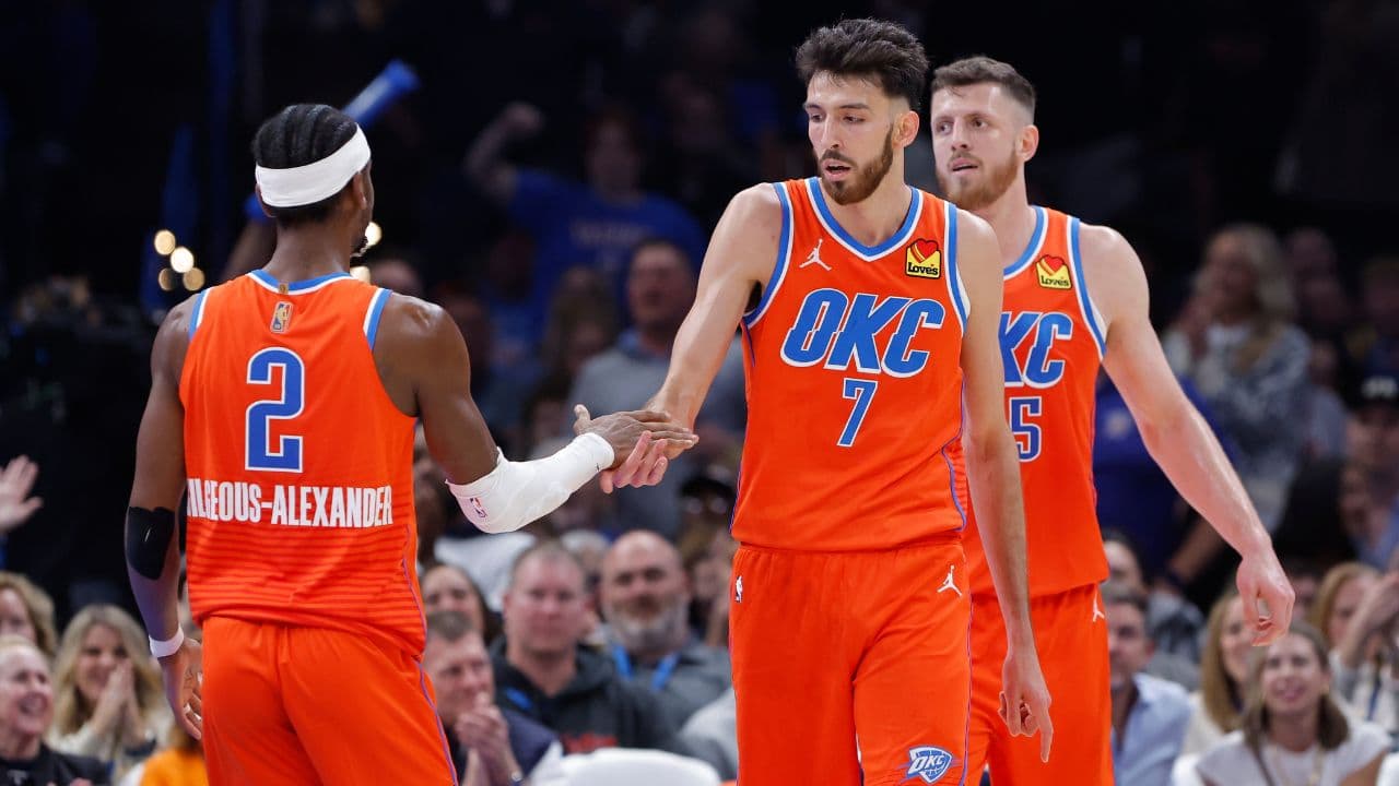 Shai Gilgeous-Alexander and Chet Holmgren