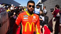 Nov 2, 2025; Avondale, Arizona, USA; NASCAR Cup Series driver Bubba Wallace (23) during the NASCAR Championship race at Phoenix Raceway