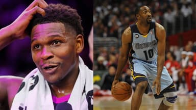 Anthony Edwards (L), Gilbert Arenas (R)