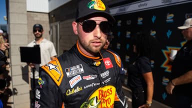 Nov 2, 2025; Avondale, Arizona, USA; NASCAR Cup Series driver Chase Briscoe (19) during the NASCAR Championship race at Phoenix Raceway