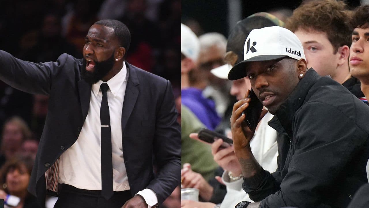 Kendrick Perkins (L), Rich Paul (R)