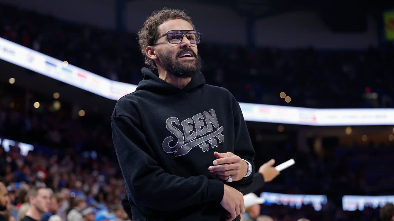 Atlanta Hawks guard Trae Young during the second half against the Atlanta Hawks at Paycom Center.