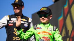 Nov 5, 2023; Avondale, Arizona, USA; Brexton Busch, son of NASCAR Cup Series driver Kyle Busch during the Championship Race at Phoenix Raceway
