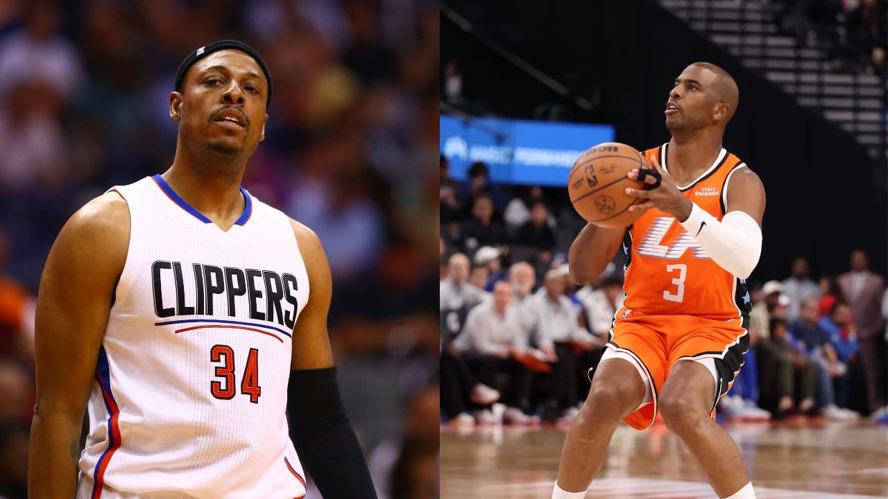 (L) Paul Pierce (R) Chris Paul