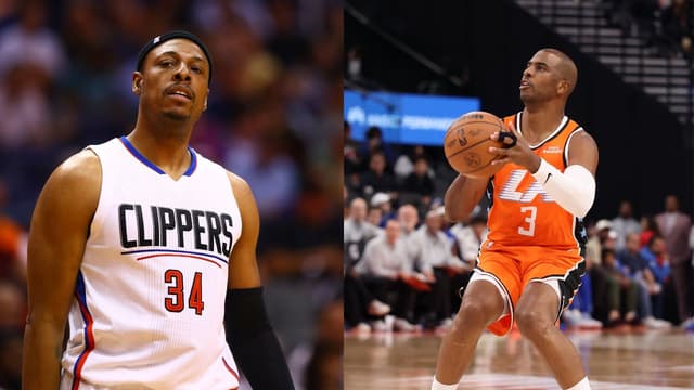 (L) Paul Pierce (R) Chris Paul