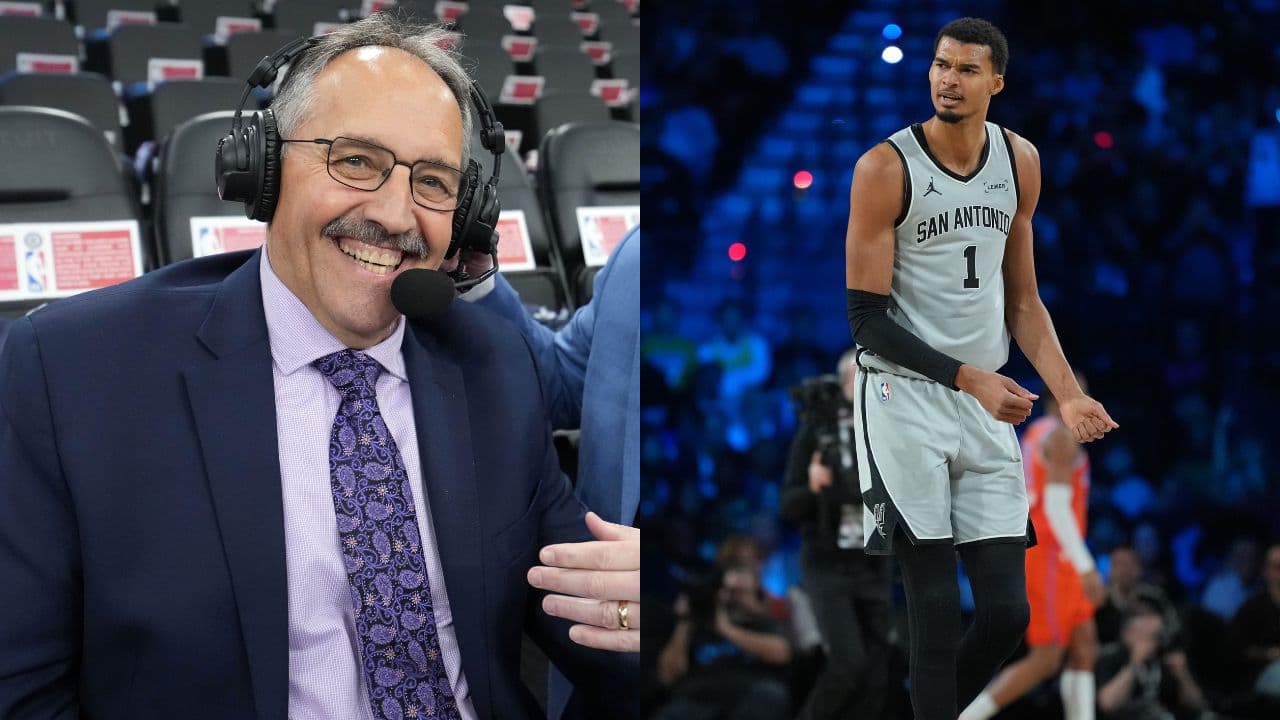 Stan Van Gundy(L) and Victor Wembanyama(R)