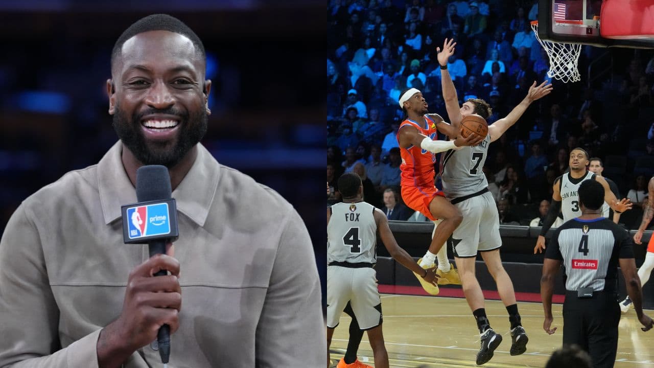 (L) Dwyane Wade (R) Shai Gilgeous-Alexander