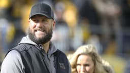 Pittsburgh Steelers former quarterback Ben Roethlisberger in attendance as the Steelers host the New Orleans Saints at Acrisure Stadium.