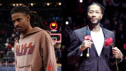 Jo Morant (L), Derrick Rose (R)