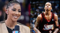 Candace Parker (L), Allen Iverson (R)