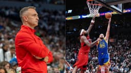 (L) Darko Rajaković (R) Brandon Ingram and Stephen Curry