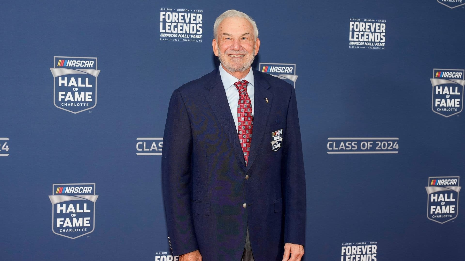 Jan 19, 2024; Charlotte, NC, USA; Dale Jarrett during the red carpet at Charlotte Convention Center Crown Ballroom.