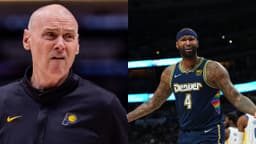 Rick Carlisle (L), DeMarcus Cousins (R)