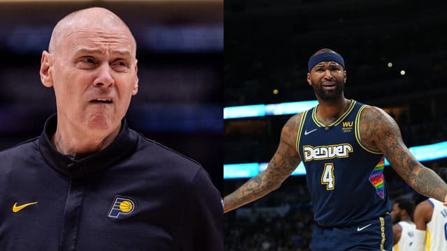 Rick Carlisle (L), DeMarcus Cousins (R)
