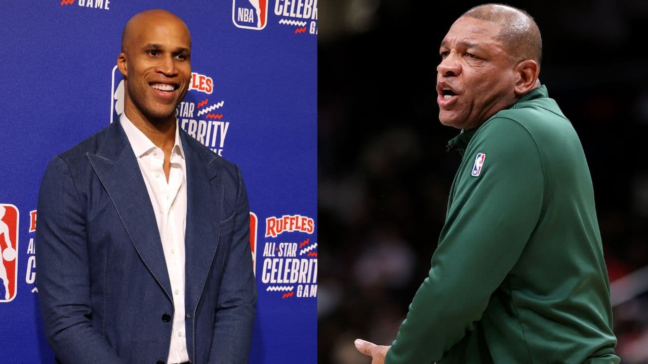 Richard Jefferson (L), Doc Rivers (R)