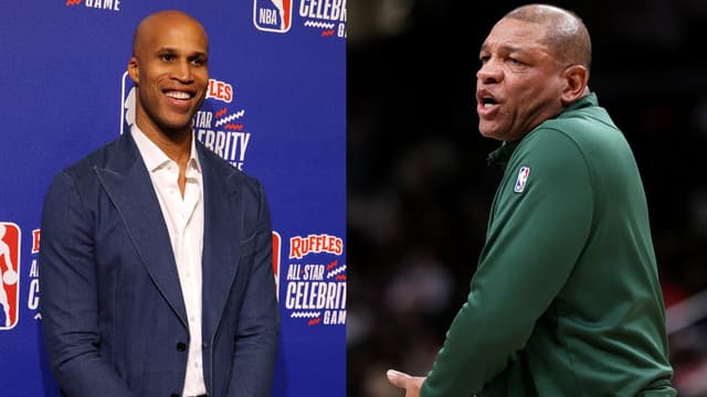 Richard Jefferson (L), Doc Rivers (R)
