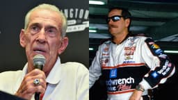Ned Jarrett (L) and Dale Earnhardt (R)