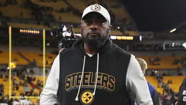 Pittsburgh Steelers head coach Mike Tomlin walks off the field after his team fell 30-6 to the Houston Texans during the NFL Wild Card game at Acrisure Stadium in Pittsburgh, PA on January 12, 2026.