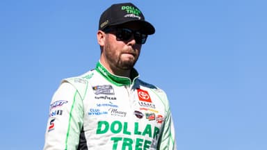 Nov 2, 2025; Avondale, Arizona, USA; NASCAR Cup Series driver Erik Jones (43) during the NASCAR Championship race at Phoenix Raceway