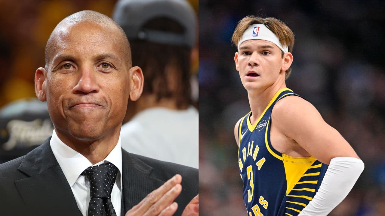 Reggie Miller (L), Mac McClung (R)