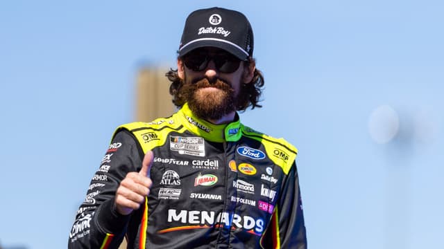 Nov 2, 2025; Avondale, Arizona, USA; NASCAR Cup Series driver Ryan Blaney (12) during the NASCAR Championship race at Phoenix Raceway.