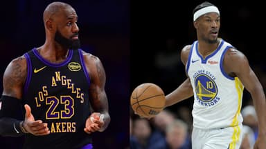 LeBron James (L), Jimmy Butler (R)