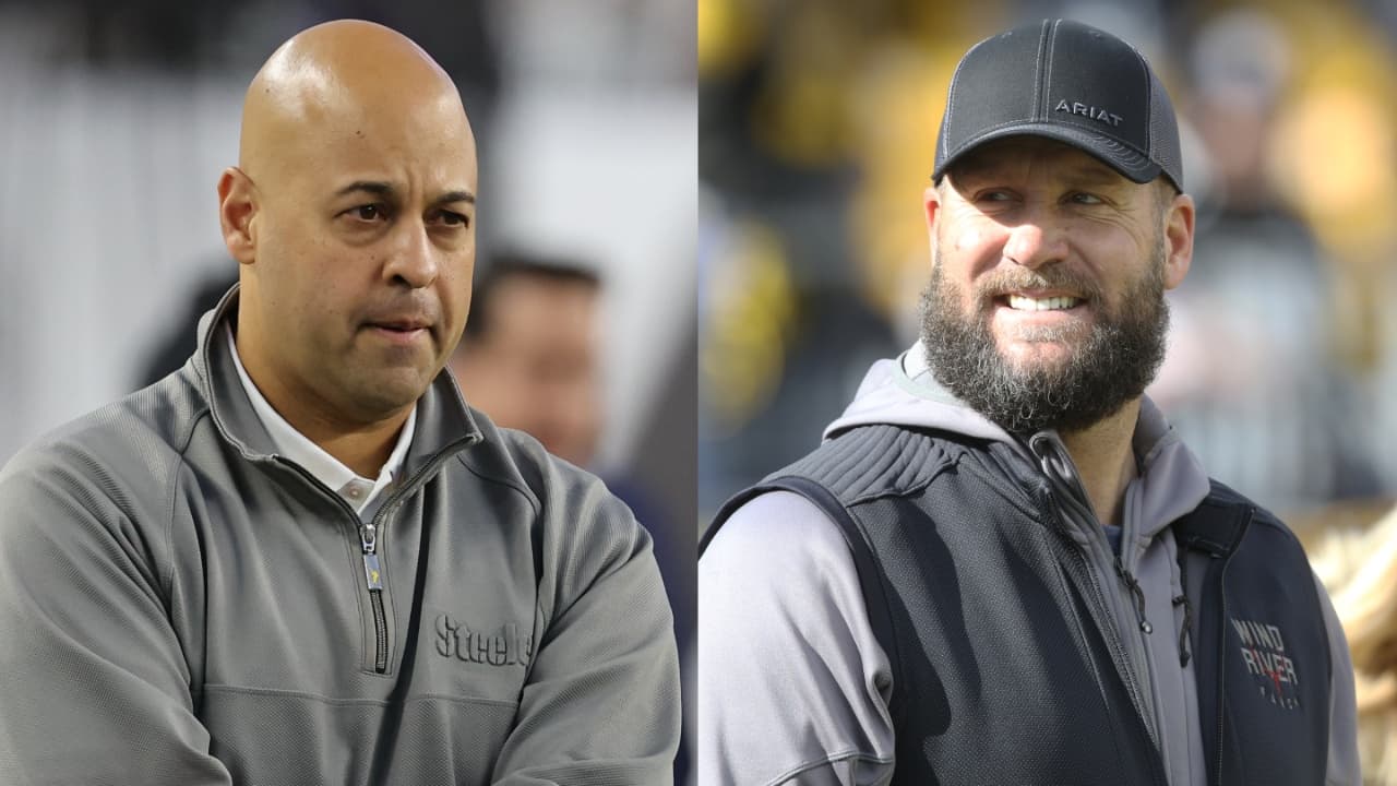 Steelers GM Omar Khan, Ben Roethlisberger