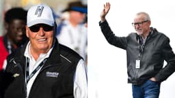 Rick Hendrick (L) and Mark Martin (R)
