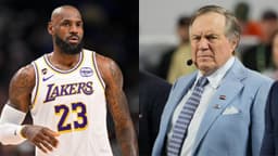 LeBron James(L) and Bill Belichick(R)