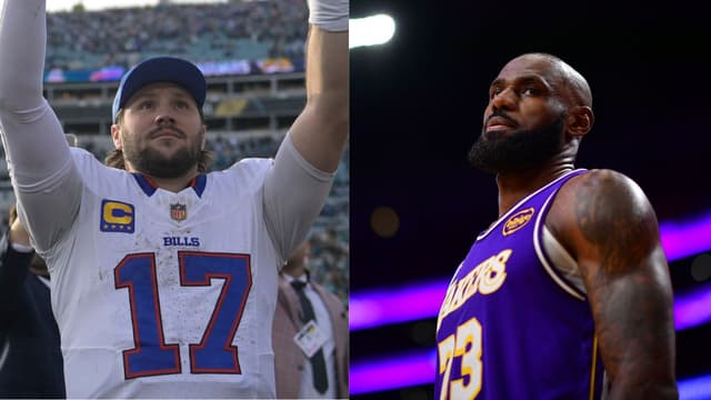 Josh Allen, LeBron James
