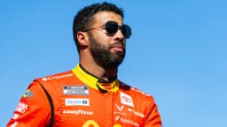 Nov 2, 2025; Avondale, Arizona, USA; NASCAR Cup Series driver Bubba Wallace (23) during the NASCAR Championship race at Phoenix Raceway.